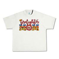 Pistachio firefighter mom Urban Heavy Tee - HRA Design Shop