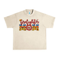 Sandshell firefighter mom Urban Heavy Tee - HRA Design Shop