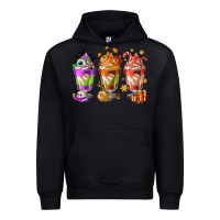 Black Hallothanksmas coffee cups Urban Hoodie - NancyCooperArtShop