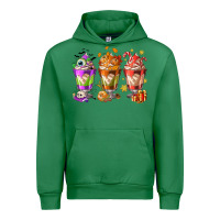 Emerald Hallothanksmas coffee cups Urban Hoodie - NancyCooperArtShop