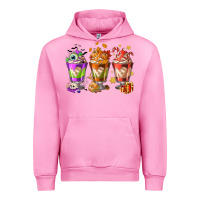 Fuchsia Pink Hallothanksmas coffee cups Urban Hoodie - NancyCooperArtShop