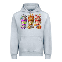 Heather Grey Hallothanksmas coffee cups Urban Hoodie - NancyCooperArtShop