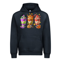 Navy Hallothanksmas coffee cups Urban Hoodie - NancyCooperArtShop