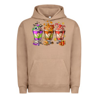 Pigment Burro Hallothanksmas coffee cups Urban Hoodie - NancyCooperArtShop