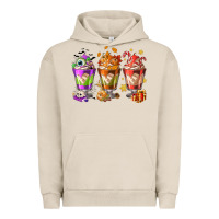 Pigment French Oak Hallothanksmas coffee cups Urban Hoodie - NancyCooperArtShop