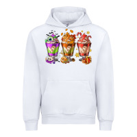 White Hallothanksmas coffee cups Urban Hoodie - NancyCooperArtShop