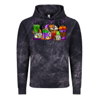 Cloud Black Halloween Gnomes Coffee Cups Vintage Hoodie - texasbilliewilder