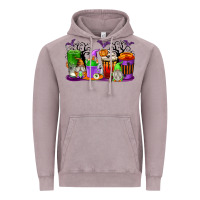 Vintage Zinc Halloween Gnomes Coffee Cups Vintage Hoodie - texasbilliewilder