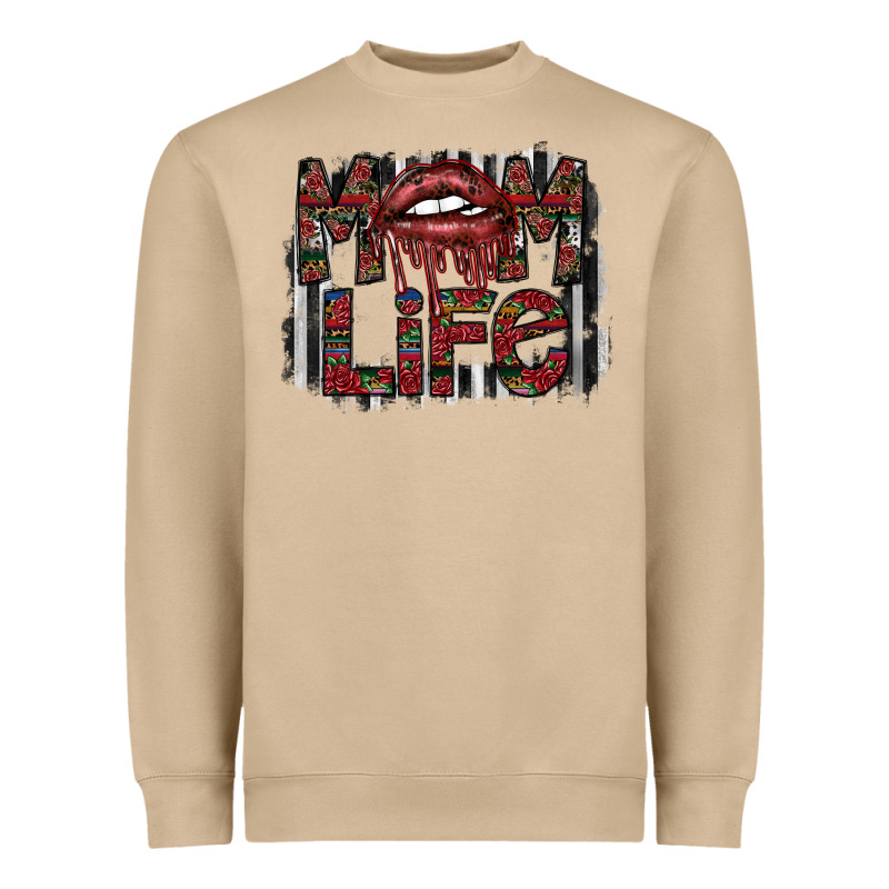 Mom Life Heavyweight Sweatshirt by SublimationCraftShop | Teevron