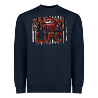 Navy mom life Heavyweight Sweatshirt - SublimationCraftShop