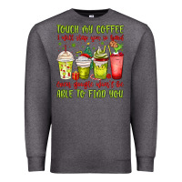 Christmas Characters Coffee Cups Premium Sweatshirt | Teevron