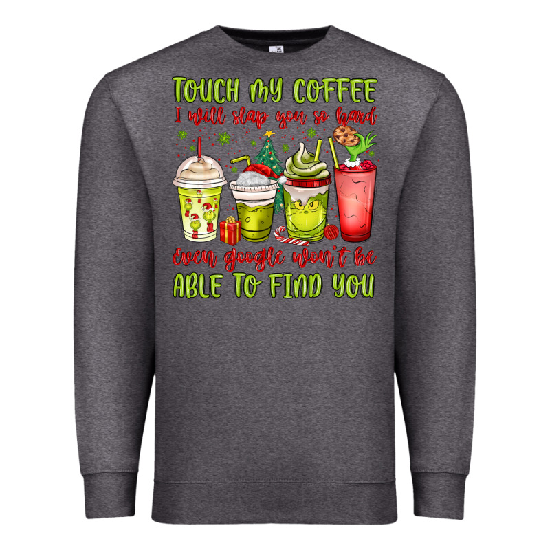 Christmas Characters Coffee Cups Premium Sweatshirt by MaliasSmallBusiness | Teevron