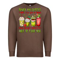 Chestnut christmas characters coffee cups Premium Sweatshirt - MaliasSmallBusiness