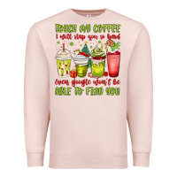 Pale Pink christmas characters coffee cups Premium Sweatshirt - MaliasSmallBusiness