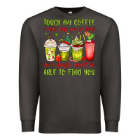Smoke christmas characters coffee cups Premium Sweatshirt - MaliasSmallBusiness