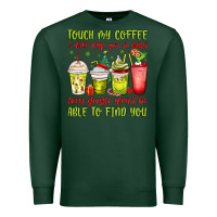 Sports Green christmas characters coffee cups Premium Sweatshirt - MaliasSmallBusiness