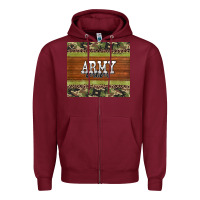 Burgundy army mom leopard glitter camouflage Zipper Hoodie - BarkalooDesign