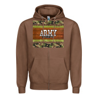 Chestnut army mom leopard glitter camouflage Zipper Hoodie - BarkalooDesign