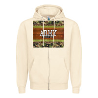 Sandshell army mom leopard glitter camouflage Zipper Hoodie - BarkalooDesign