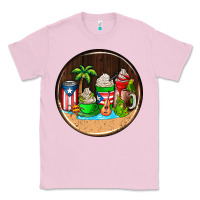Bubblegum Pink puerto rico coasters Classic Tee - AdoDesignShop
