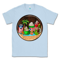 Dusty Blue puerto rico coasters Classic Tee - AdoDesignShop