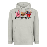 Moon Dust peace love makeup Heavyweight Hoodie - MaliasSmallBusiness