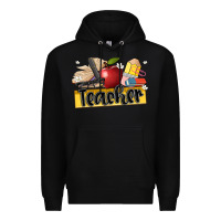 Black teacher Premium Hoodie - Artiststas