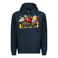 Navy teacher Premium Hoodie - Artiststas