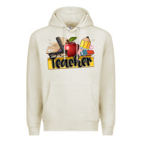Oatmeal Heather teacher Premium Hoodie - Artiststas