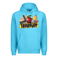 Ocean Blue teacher Premium Hoodie - Artiststas