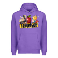 Purple teacher Premium Hoodie - Artiststas