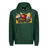 Sports Green teacher Premium Hoodie - Artiststas