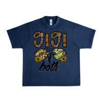 Navy gigi of both Urban Heavy Tee - CowhideDigitalArt