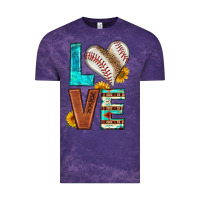 Cloud Purple western love baseball Vintage Tee - HRA Design Shop
