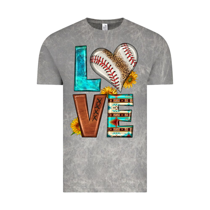 Western Love Baseball Vintage Tee by HRA Design Shop | Teevron