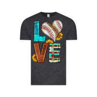 Vintage Black western love baseball Vintage Tee - HRA Design Shop