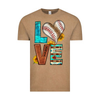 Vintage Coffee western love baseball Vintage Tee - HRA Design Shop