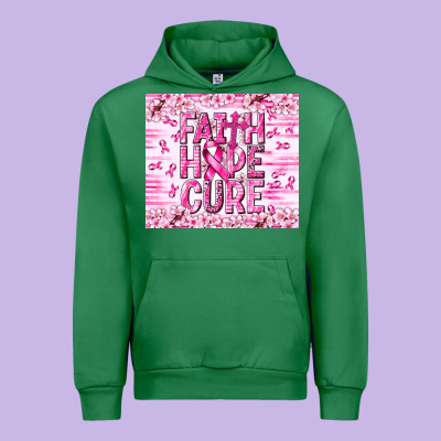 Faith Hope Cure Cancer Urban Hoodie Designed By Nancycooperartshop