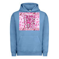Pigment Pebble Blue Faith hope cure Cancer Urban Hoodie - NancyCooperArtShop