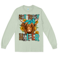Matcha not today heifer long haired cow Long Sleeve Tee - Jasminsmagicworld