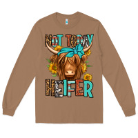 Toasted Coconut not today heifer long haired cow Long Sleeve Tee - Jasminsmagicworld