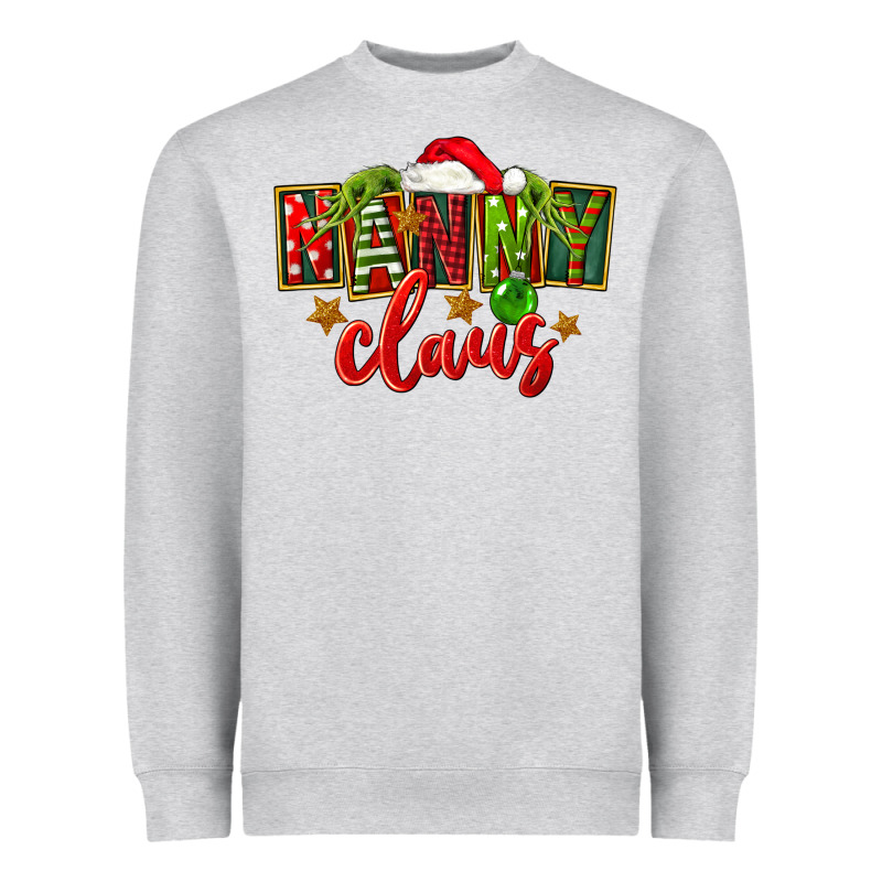 Christmas Nanny Claus Heavyweight Sweatshirt by FaDigitalArtStudio | Teevron