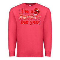 Cardinal im a sucker for you valentines the day Premium Sweatshirt - NancyCooperArtShop