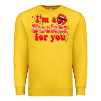 Lemon im a sucker for you valentines the day Premium Sweatshirt - NancyCooperArtShop