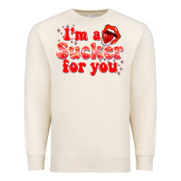 Sandshell im a sucker for you valentines the day Premium Sweatshirt - NancyCooperArtShop