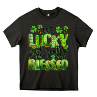 Asphalt not lucky just really blessed Heavy Core Tee - Artiststas