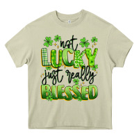 Mossy not lucky just really blessed Heavy Core Tee - Artiststas