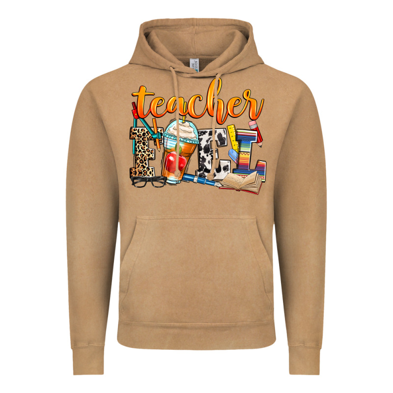 Teacher Fuel Vintage Hoodie by Zillion Design Studio | Teevron