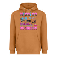 Meerkat mind my own small business Heavyweight Hoodie - NancyCooperArtShop