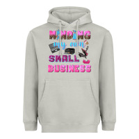 Moon Dust mind my own small business Heavyweight Hoodie - NancyCooperArtShop